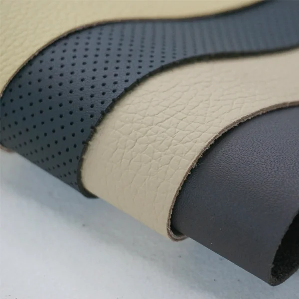 MICOOSON Eco Friendly Embossed Customize Black Microfiber Leather for Automotive