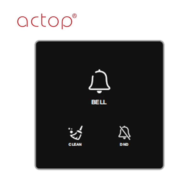 Смарт-дверная табличка ACTOP с номером комнаты, дверная табличка с номером может быть изготовлена по индивидуальному заказу