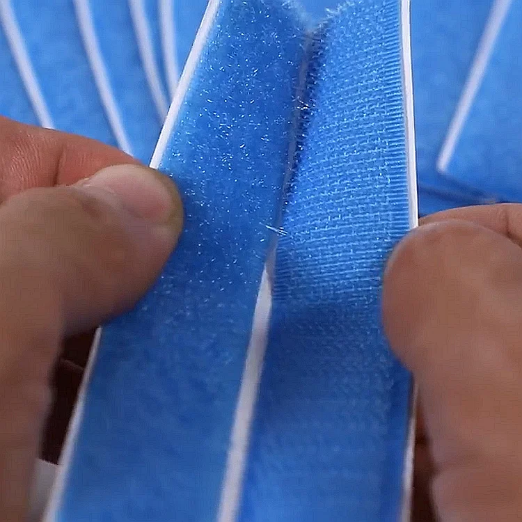 Customized Size Adhes Backed Hook And Loop Self Adhesive Hook And Loop Fastener Tape