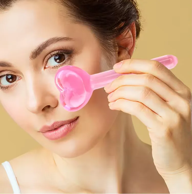 Massaging Facial Ice Globes Facial  Massage Ice Cooling Globes Facial Globes to Reduce Puffiness Pores Wrinkles Dark Circles