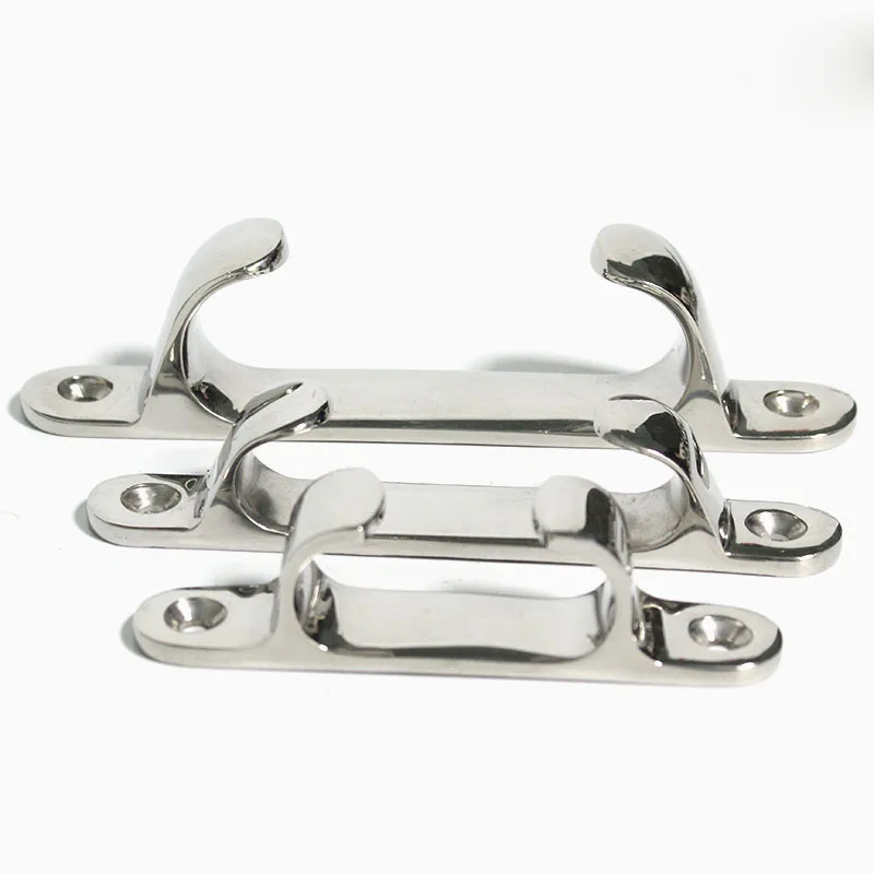 Straight Fairlead High Quality 316 Stainless Steel Marine Sailing Boat Deck Cleat Bow Chock Marin grade surface polishing