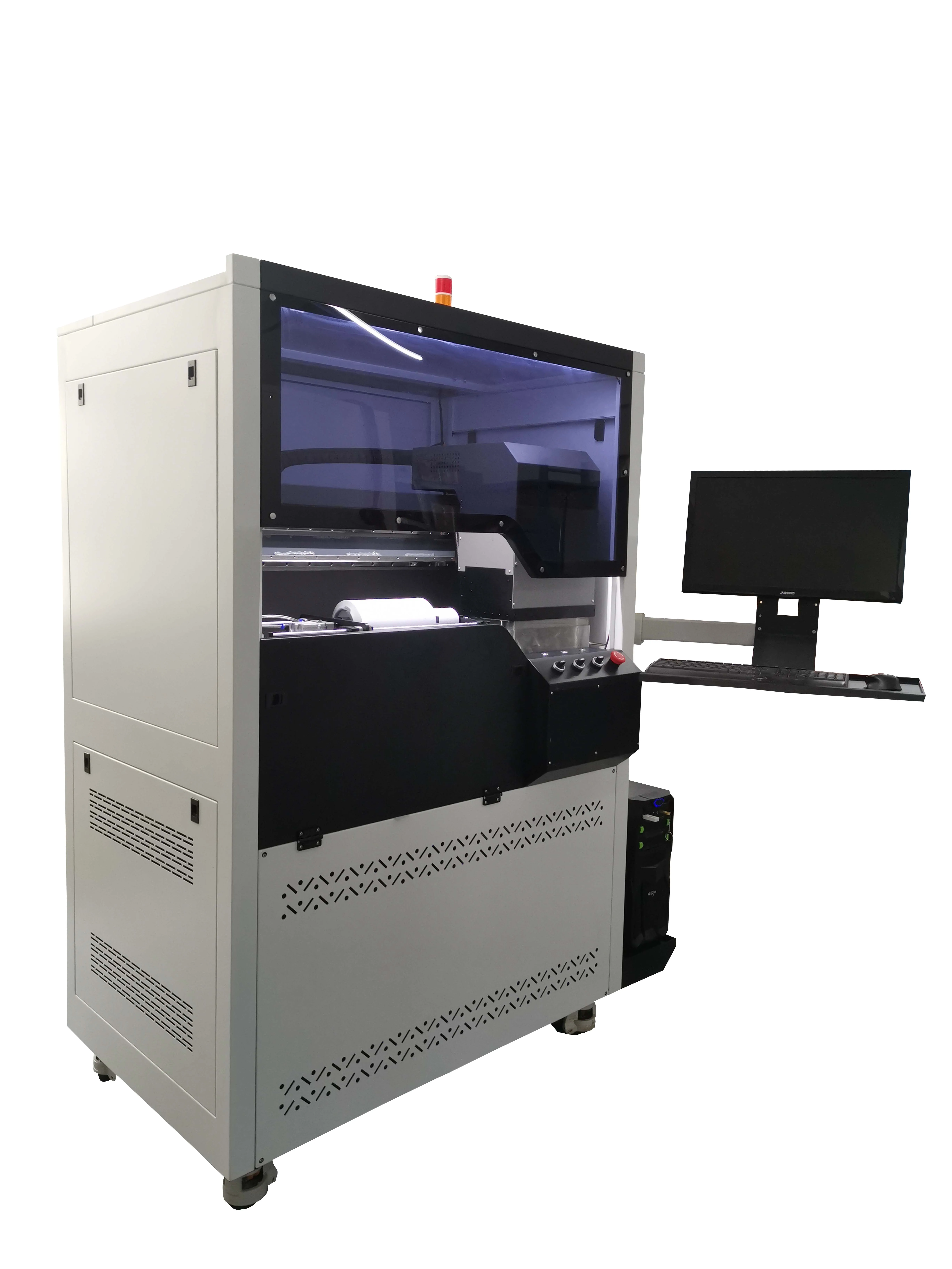 Ripstek Water bottle print machine ,impresora para cilindros  stainless steel bottle printer bottle uv printer with  KCMYWV