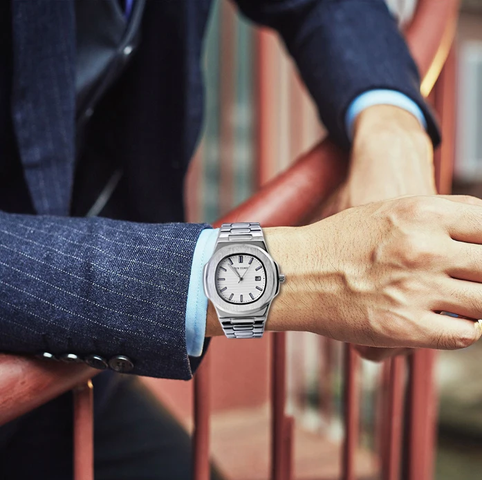 PINTIME 2020 Hot Sell Instagram Facebook Product Watches Men Wrist Luxury Mechanical Custom Watches