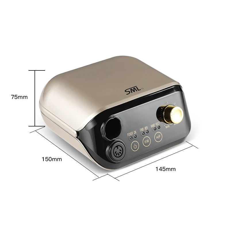 SML 2022 Factory Outlet Nail Drill Machine Low Noise Nail Drill Tool Touch Switch 35000rpm electronic Nail Drill