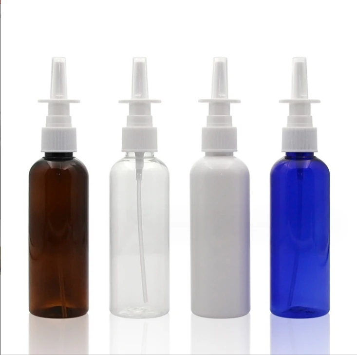 100ml round shoulder PET plastic bottle package direct spray elephant trunk spray spray bottle shampoo flask
