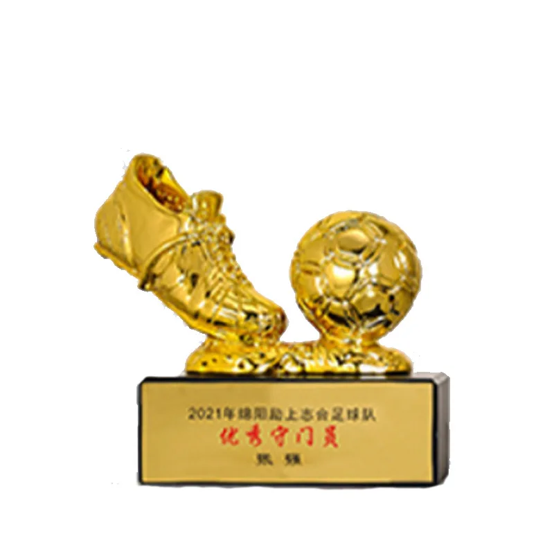 Sports Basketball Soccer Winner Award Cup Trophy 50cm Big Size Trophy Football Golden Ball Trophy 2024 Customize Metal Gold
