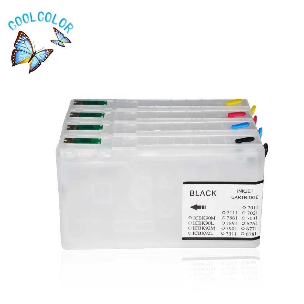 Hot selling!refillable ink cartridge  without chip for T6771-T6774 T6781-T6784  WP-4011/4511/4521/4531