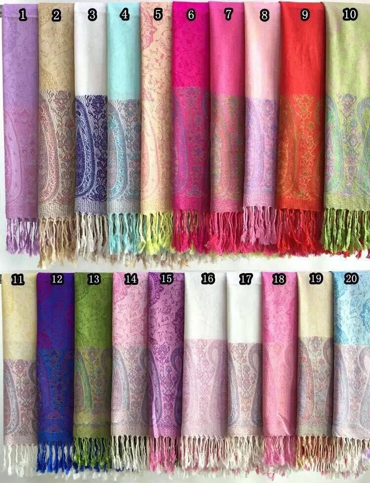 jacquard pashmina shawl scarf women hijab