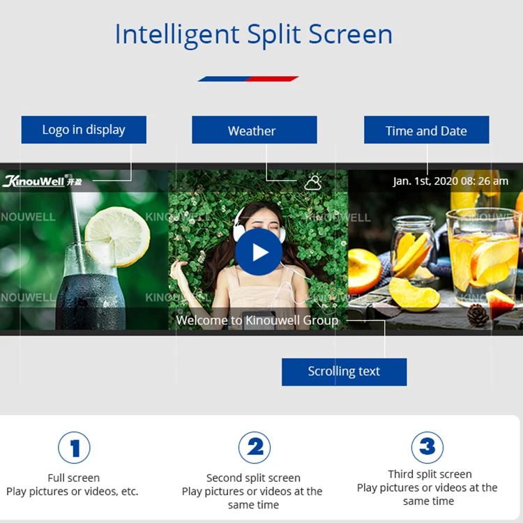 
Custom 13.3 27 37 38.5 40.6 49 58 Inch Ips Digital Poster Stretch Bar Lcd Shelf Display Screen 4K 