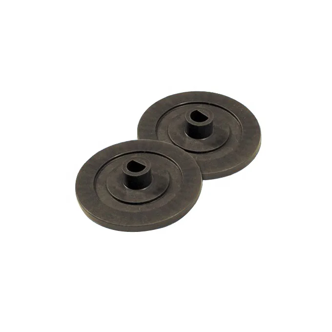 8 poles Plastic Injection Molded Ferrite Ring Magnet Rotor Customized Multi-polar Magnet Ring