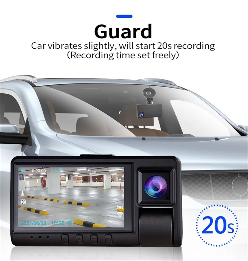 Автомобильная камера видеонаблюдения видеорегистратор 1080p fhd dvr Автомобильный android для toyota