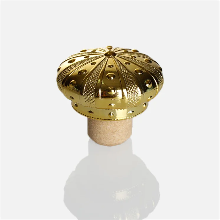 D23.5 mm Custom Wine Bottle Stoppers Plastic Wood Low Moq Customized T Shape Synthetic Stopper resin Bar top Cork