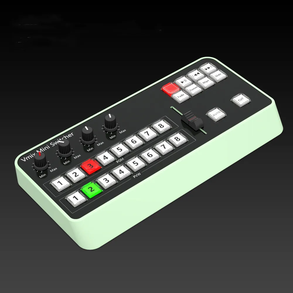TYSTVideo Colorful USB Mini Vmix Switch Panel With Tally Function for Live Streaming Newly Designed