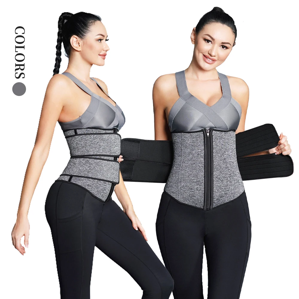 S-SHAPER обслуживание Oem изготовленный на заказ waisttrainer двойной 2 ремень, ремень из латекса пояс резиновый пояс с застежкой-молнией