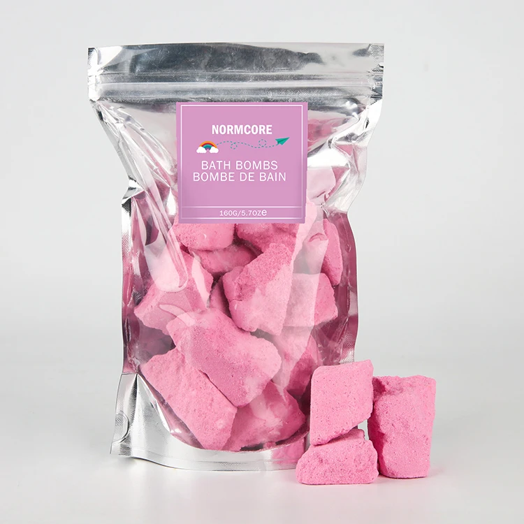  Hot Selling OEM Wholesale Private Label Vegan Natural Organic Bubble Fizzies With Epsom Salt Colorful Fizzy Bath
