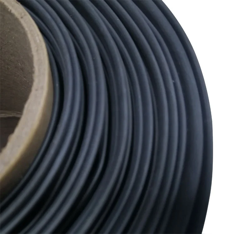 160-390mm Lay-flat Width  Composite Polymer Heat Shrink Wrap Tube Matte Black Color  for Battery pack