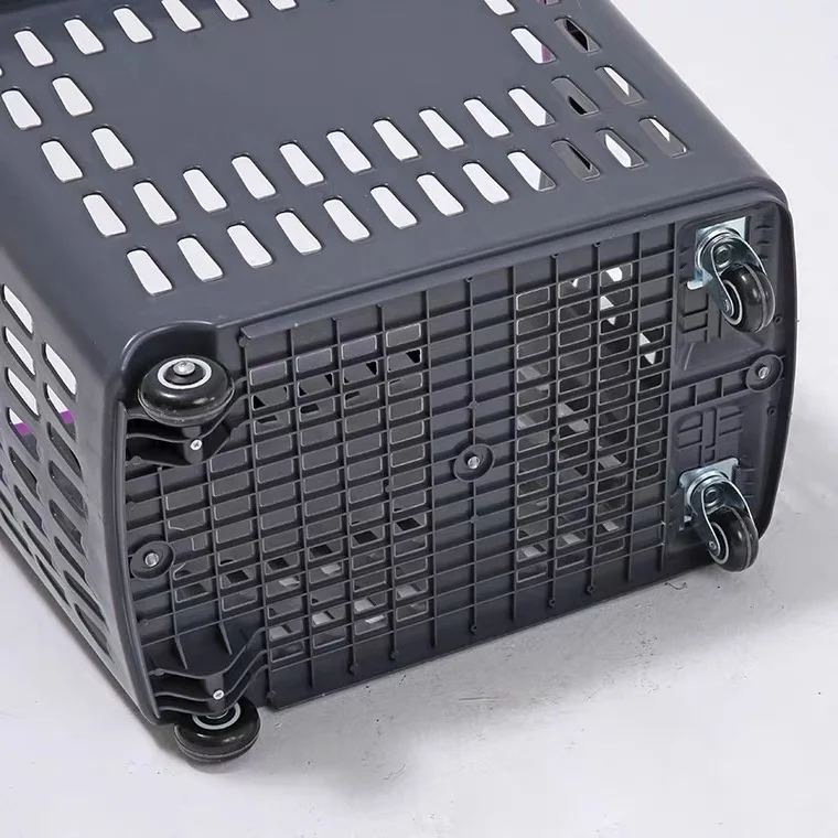 Wholesale Rolling Plastic Shopping Baskets For Retail Stores