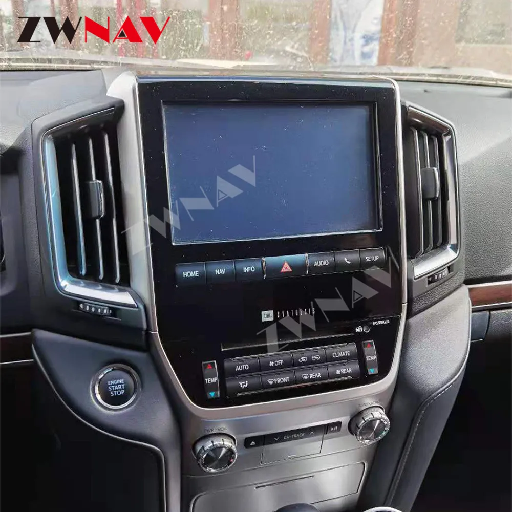 ZWNAV OEM Style For Toyota Land Cruiser LC200 2016-2020 Android 10.0 Car GPS Navigation Radio Stereo Multimedia Player All Bas