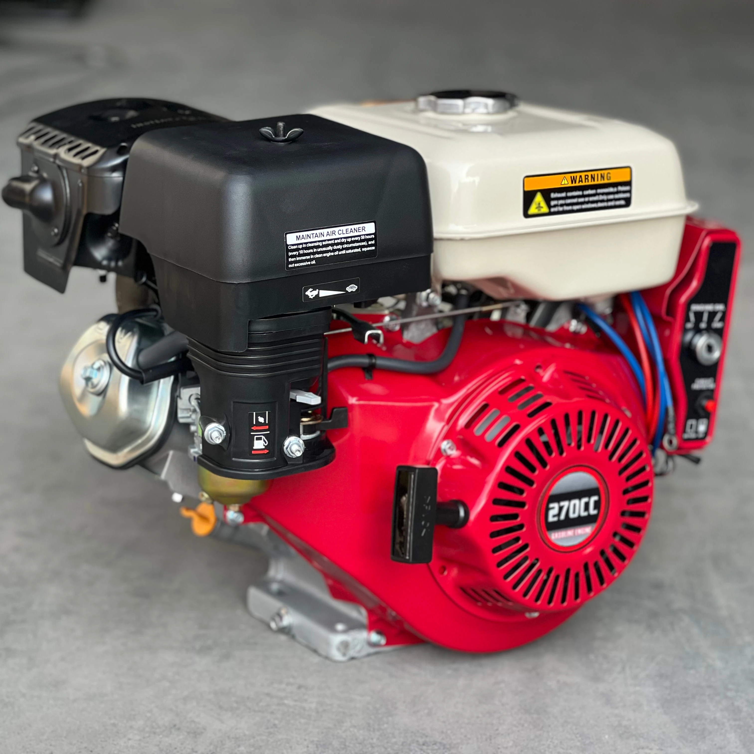 Дешевая заводская цена двигатель для запуска ключей 9HP бензиновый gx270binot