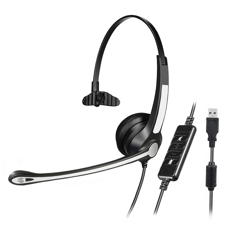 Call Center Headset with USB for Computer