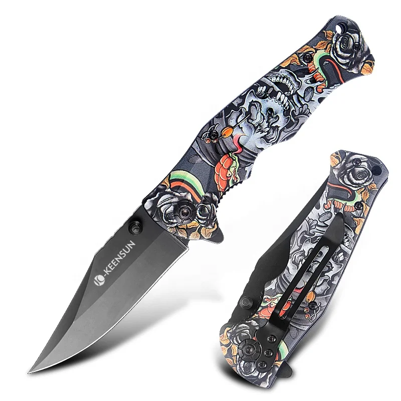 Good selling 3Cr13 stainless steel blade folding knife tactical samples camping  survival tools hunting outdoor knife for sale