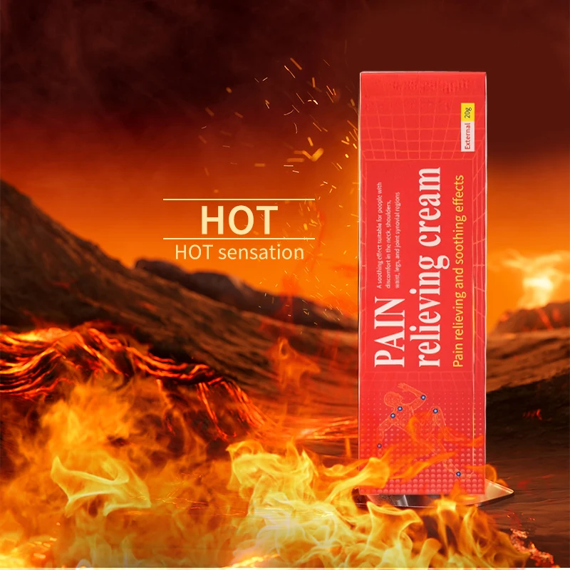 High Quality OEM Factory Pain Relief Cream Warm/Cool Herbal Gel Ointment 30g 50g 100g Soothing Effects