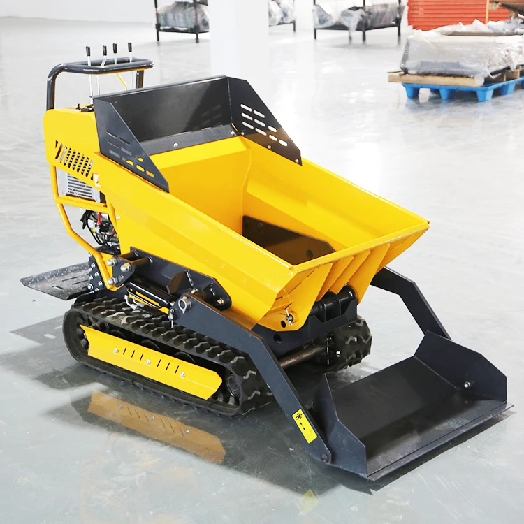 Mini Crawler Dumper Tipper Truck Hydraulic Diesel Small Dump Truck Transporter Garden Tractor Factory Price