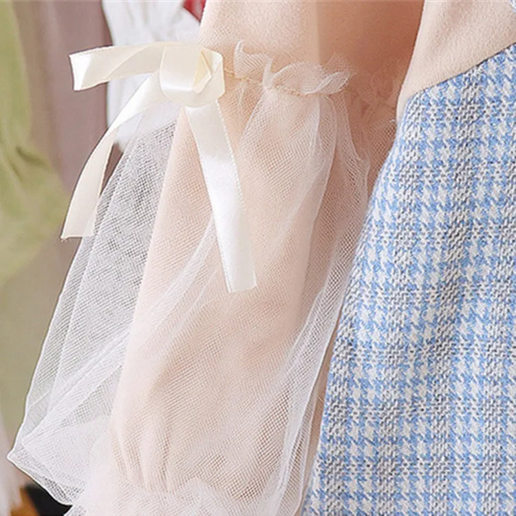 Cheap price baby dress spring autumn new fashion long sleeves dress casual round neck baby girls dress