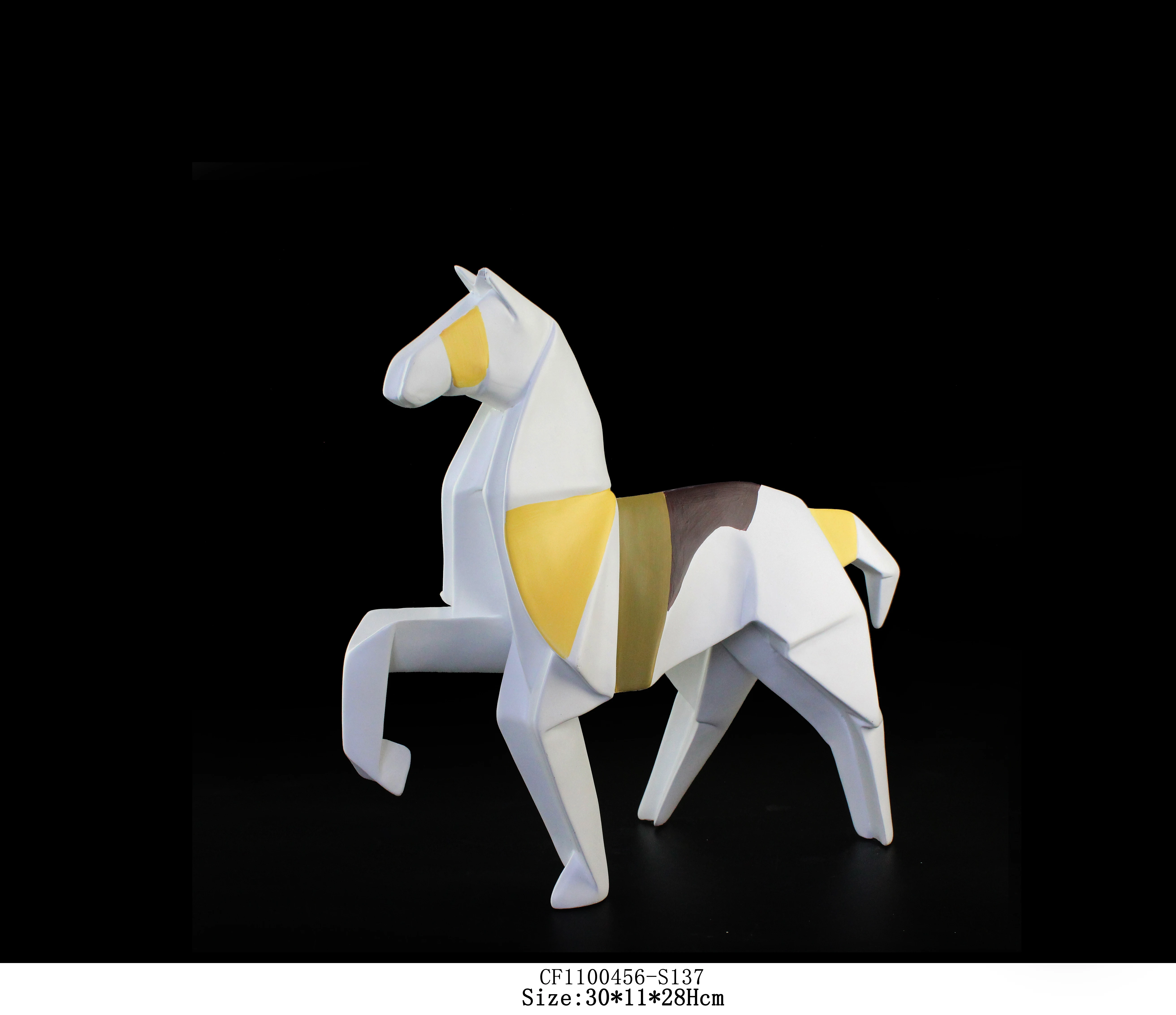 Wholesales Hand-made Resin Animals Rabbit Camel Horse Pig Object Statue For Indoor Decor