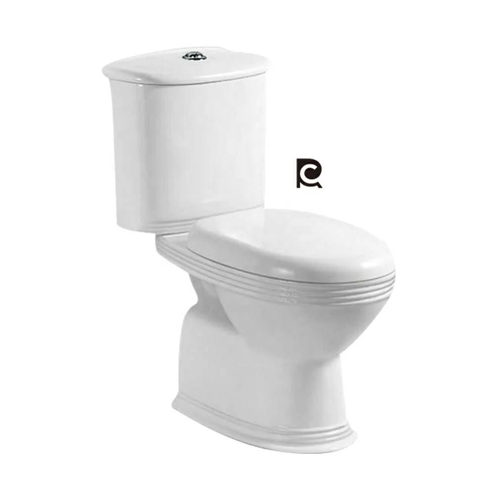 Wholesale Sanitary Ware Bathroom Two Piece Cheap WC Wash Down Toilet Bowl