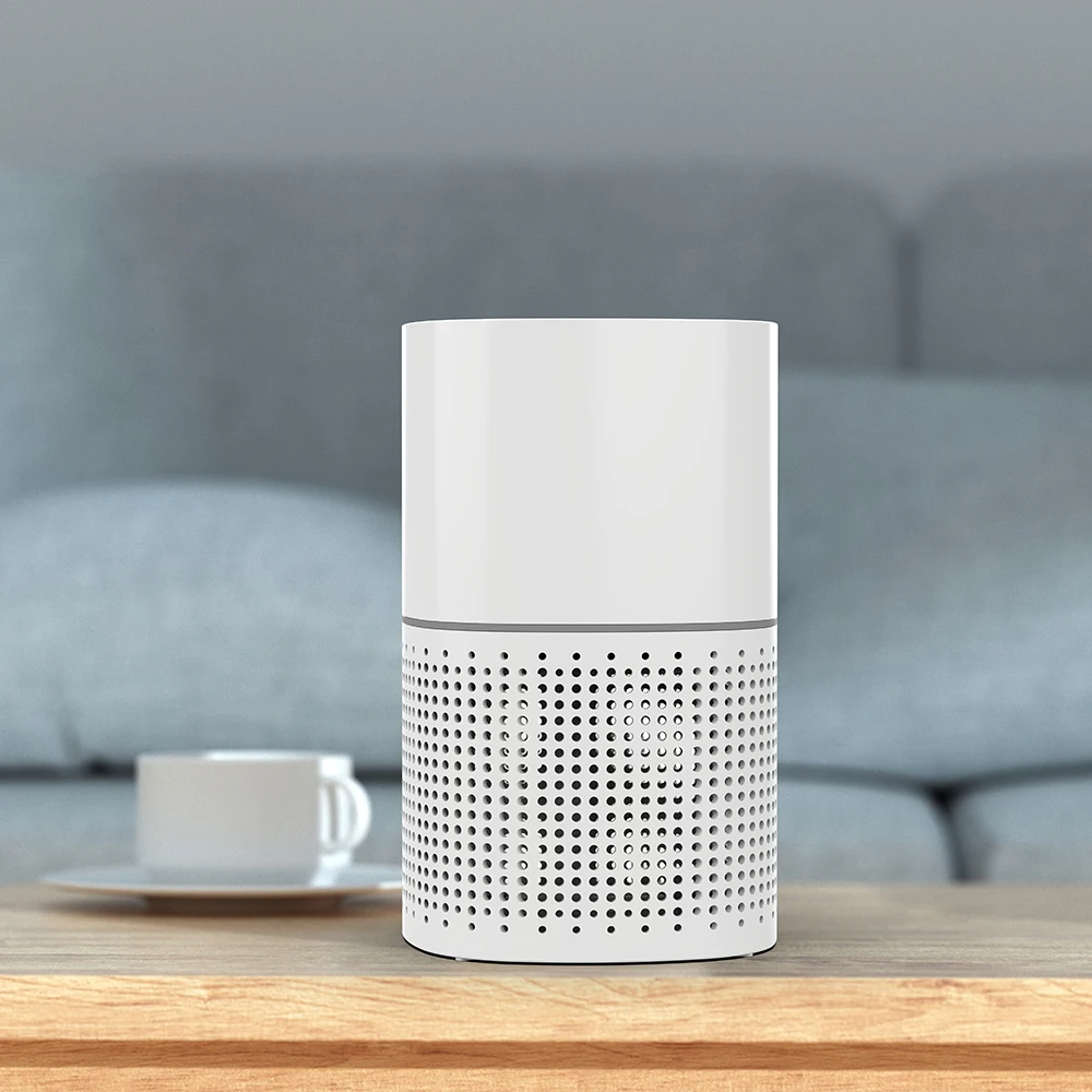 Hot Selling Super Quiet Mini Desktop Air Purifier with HEPA Filter Portable Mini WIFI Connectivity US Plug EU/ROHS Compliant