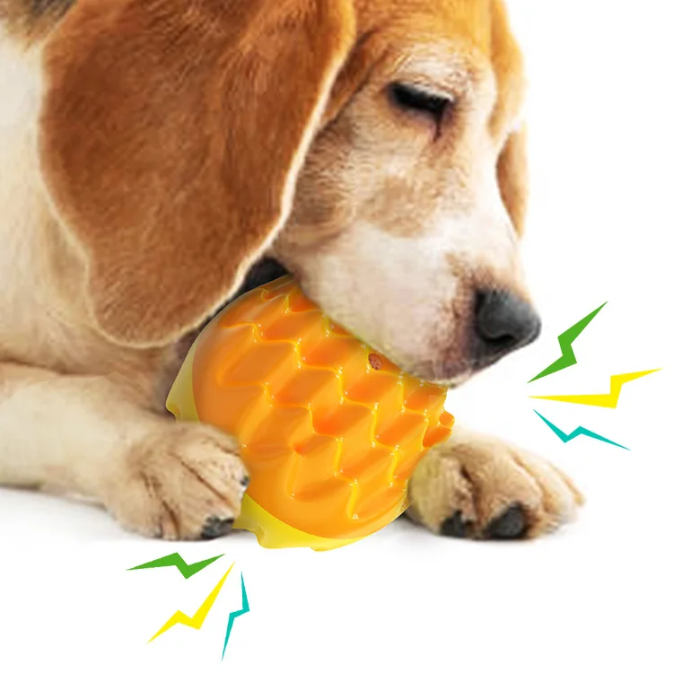 Dog Fetch Toy Squeaky Ball Launcher Multifunction Pet Dog Ball Launcher