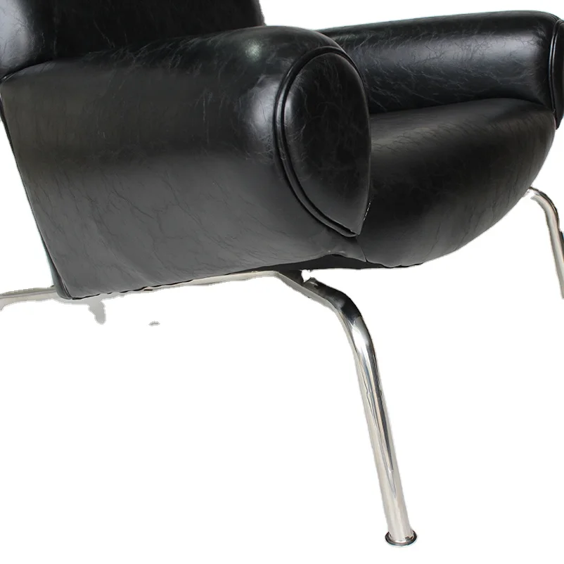 Modern Design Full Fabric Comfortable Single Ox Chair For Living Room Bedroom Furniture Armchair