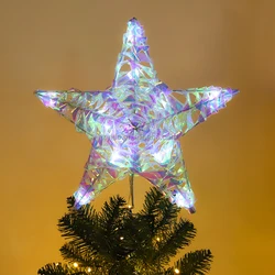 Christmas lights Luminous ornament Christmas decorations pentagram Party supplies Custom design Decoration supplier