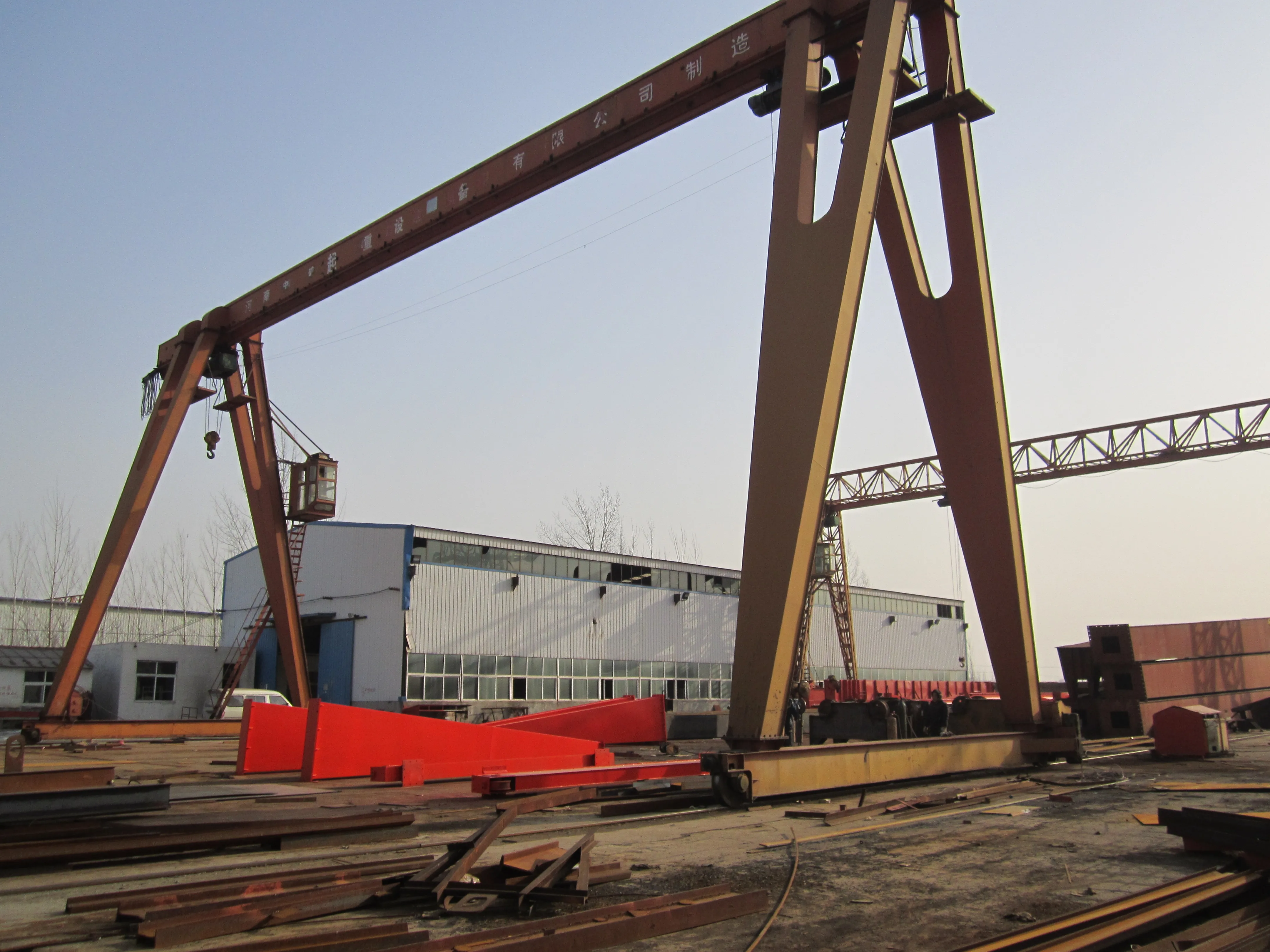 Machinery Repair Shops workshop single girder 5 ton mobile gantry cranes