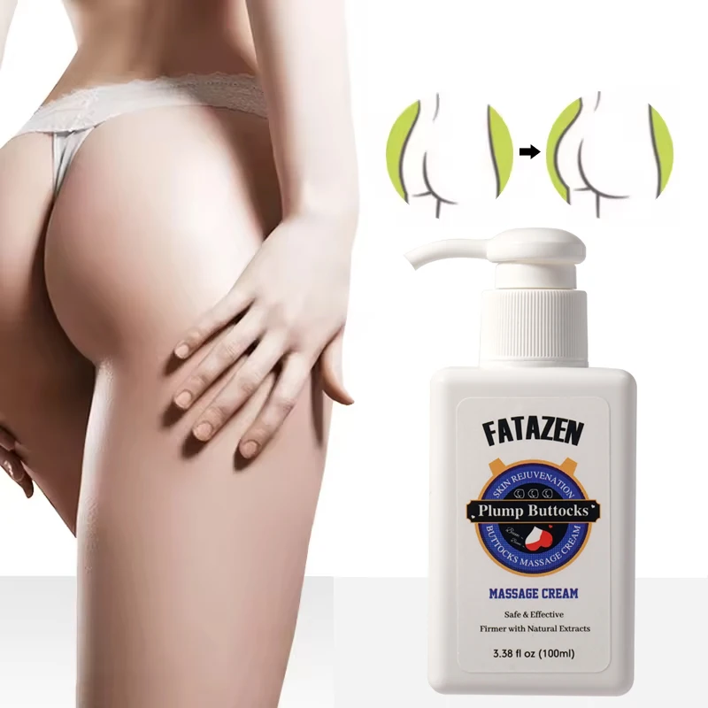 Private Label Organic Women Bigger Buttock Enlargement Body Lotion Lift Firming Plumping Hip Up Massage Butt Enhancement Cream
