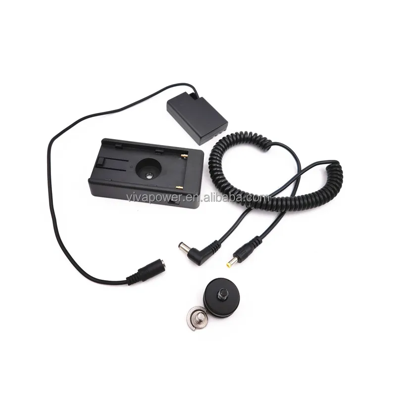 NP F970 F750 Battery Holder Mount Plate Plus D-DC128 DC Coupler D-LI109 Dummy Battery K-AC128 for Pentax K-R K-2 K-30 K-50