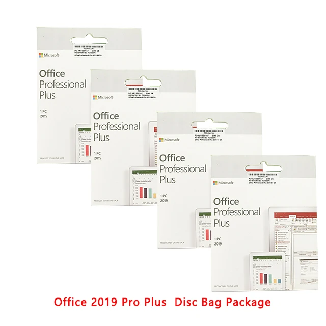 
Office 2019 Pro Plus DVD bag Full Package office 2019 pp dvd package 