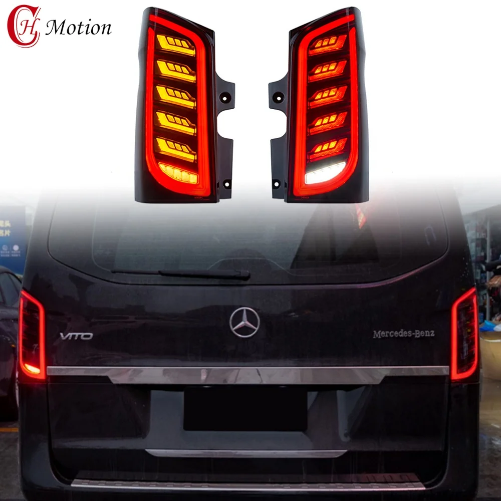 HCmotion Factory LED Rear Lamp 2014-2020 Marco Polo V-Class Valente Metris W447 Tail Lights For Mercedes-Benz Vito