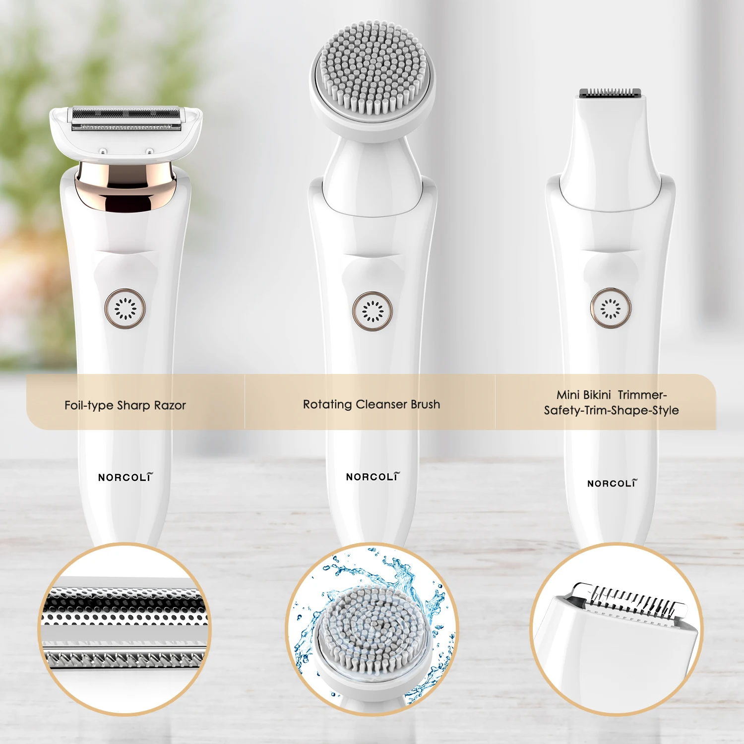 Portable Handheld Women Underarm Body Shaving Hair Removal Instrument Lady Shaver