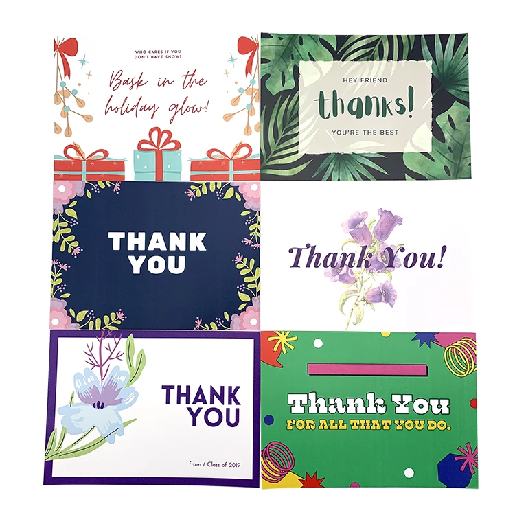 
2021 thank you for your order cards Custom printing business card thank you cards custom with logo 