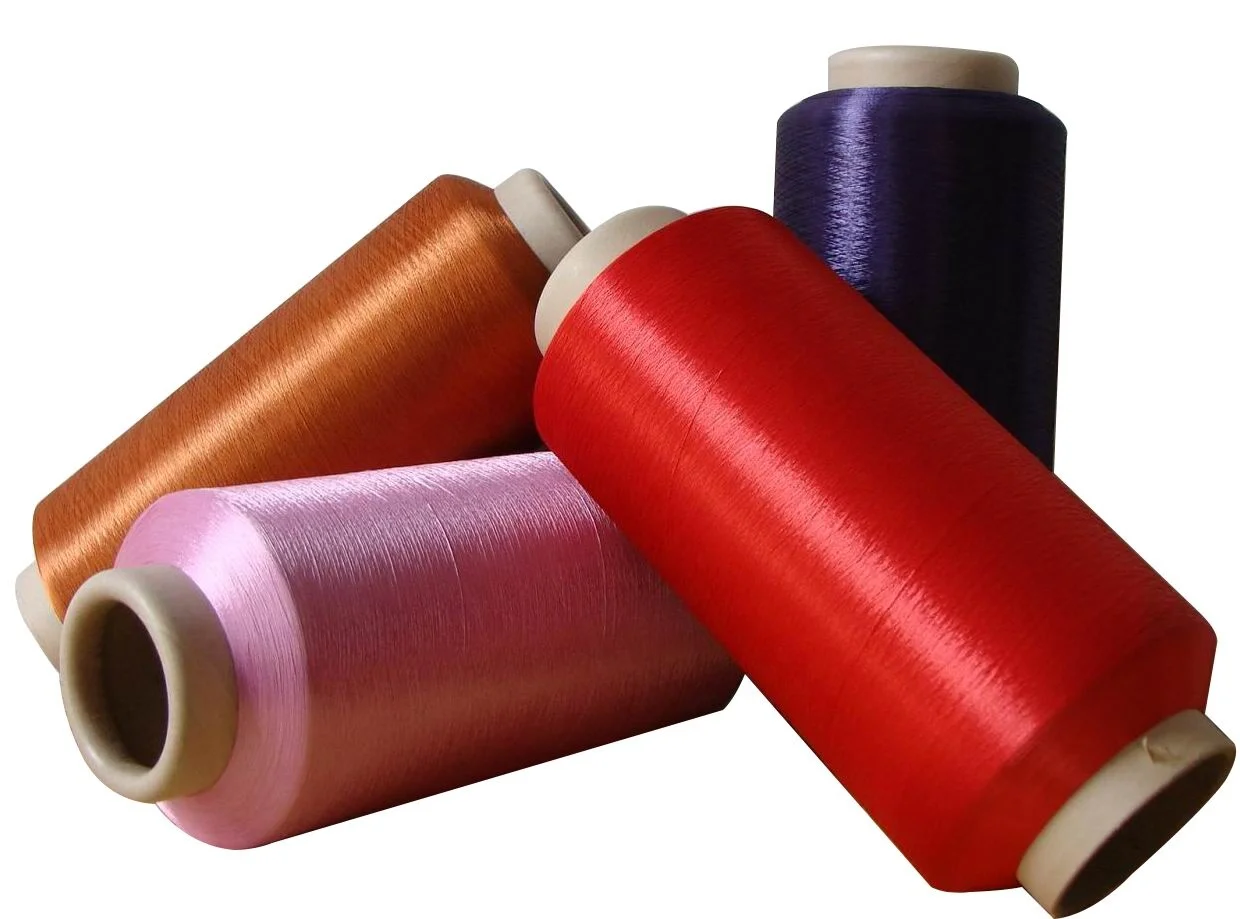High tenacity dope dyed 1000 d polyester yarn FDY for rope