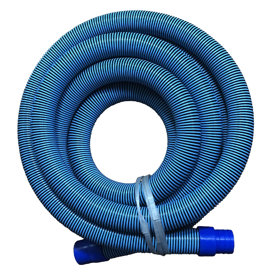 2 Inch Swimsuit Pool Clean Hose Spiral Wound Suction Cleaner Swimming Pool Vacuum Hose with Kink-Free Swivel Cuff & Flexible