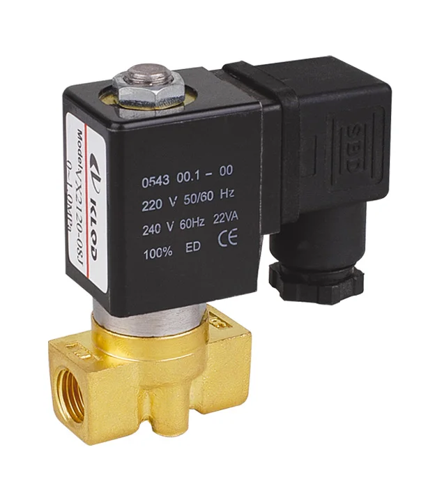 VX Series 2-Position 2-Way Vacuum Solenoid Valve Electric Control for Air General Application OEM/ODM Supported