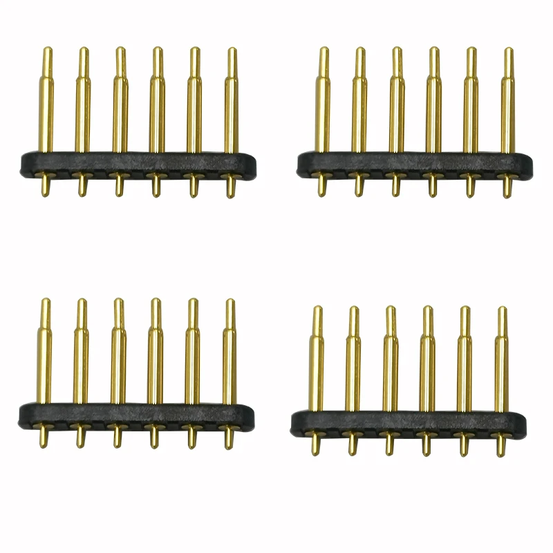 6P Pogo pin пружинный разъем Pin коннектор паяльный