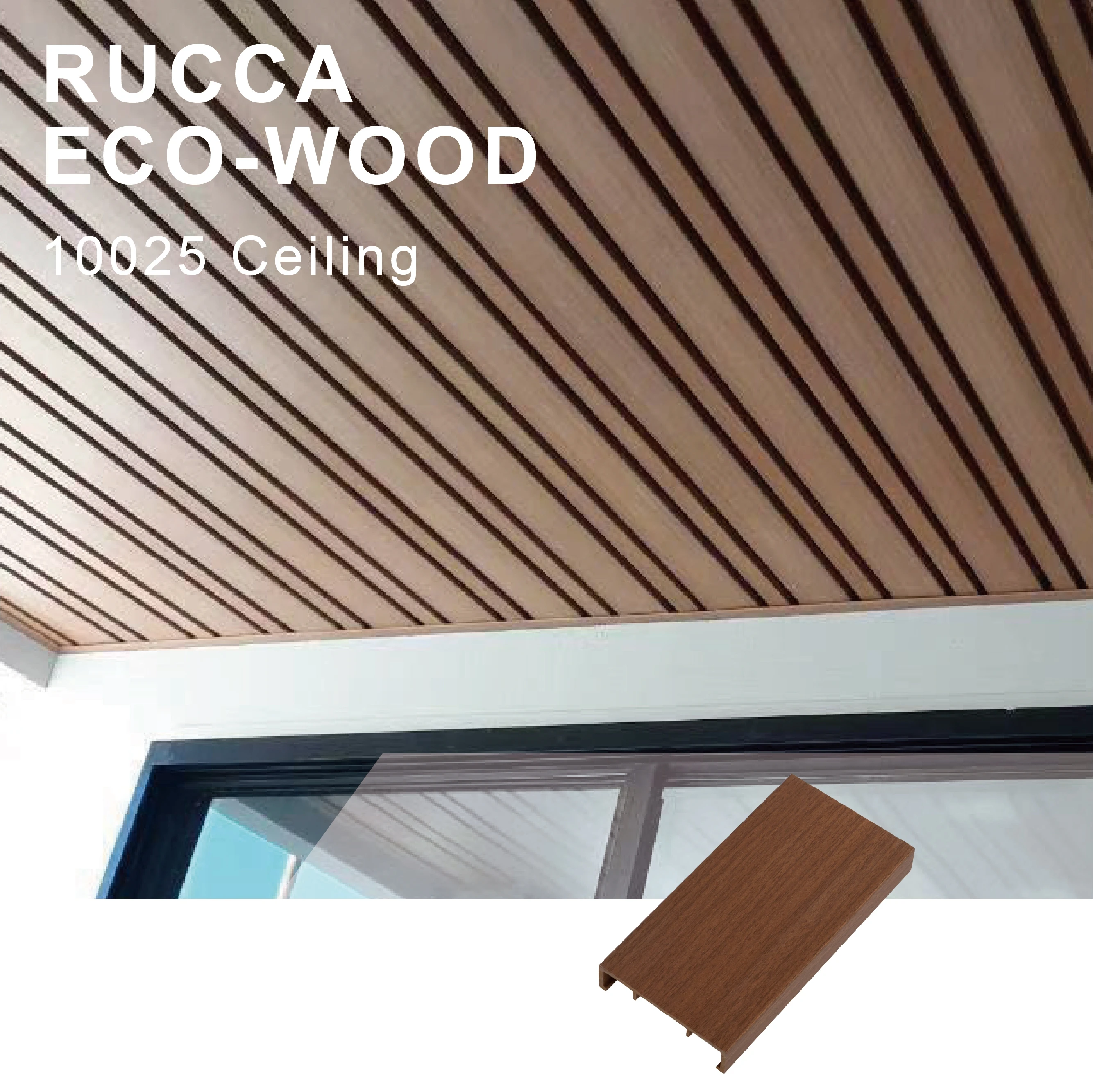 Ruccawood WPC building materials C01 pvc ceiling tile
