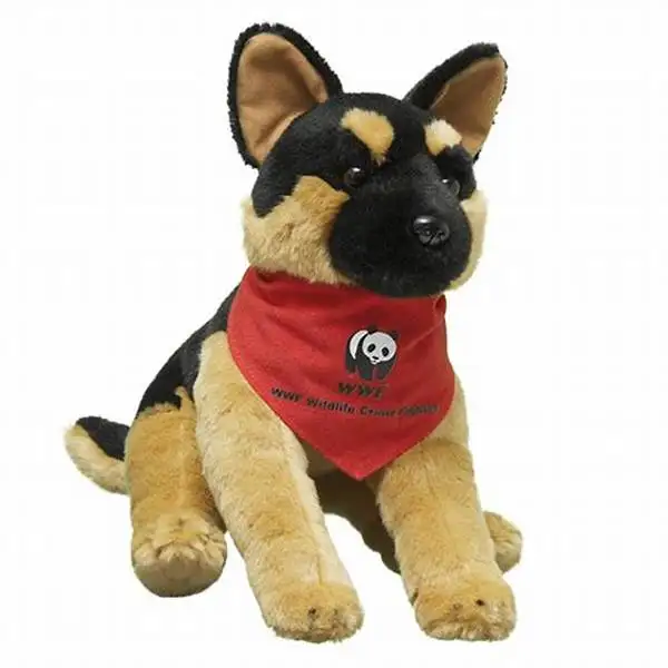 Custom OEM German Shepherd plush dog toy