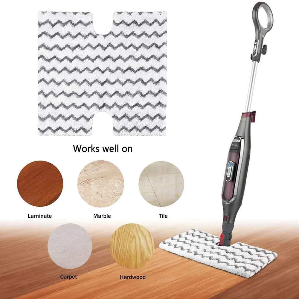 
Pads 2 Pack Replacement Shark Steam S6001UK S6003UK S3973 Klik n Flip Pocket Mop 