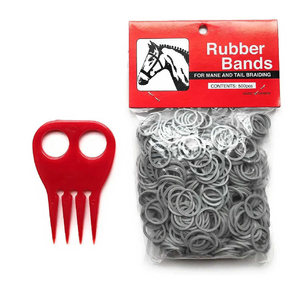 Horse rubber bands for horse mane Braid Bands