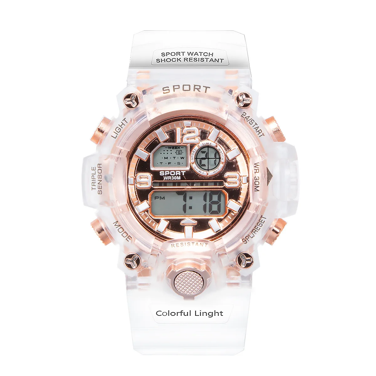High Fashion Sport Watch Electronic Multifunction Student Watches